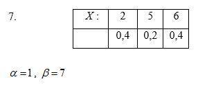 Задан закон распределения дискретной случайной величины и значения 1.Найти математическое ожидание, 