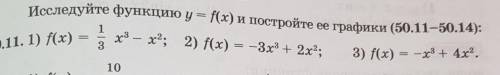 Исследуйте функцию y=f(x) и постройте ее графики​