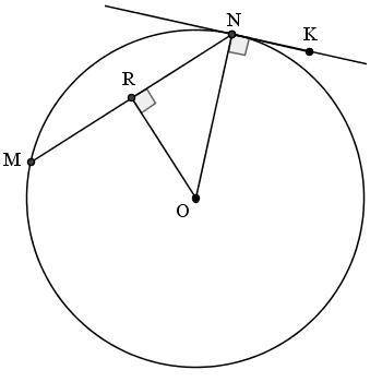 Вычисли угол RNK и радиус окружности, если MN= 120, а ∢RNO=45°. RNK= ° ON= √60 2√60 60√2 60 60√3 120