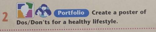 Create a poster of Dos/Don'ts for a healthy lifestyle.​