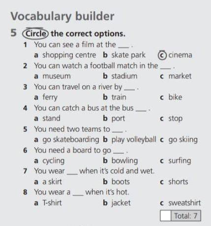 Circle the correct options  дам подписку и лайк​