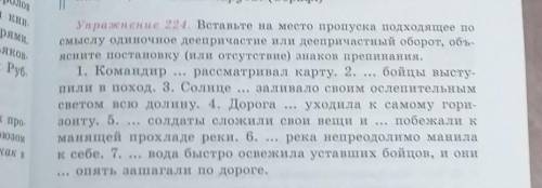 Упражнение 224 по русскому языку 8 класс ​