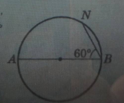 У колі АВ-діаметр , кут АВН=60градусів , АВ=14см. знайдіть довжину хорди НВ​