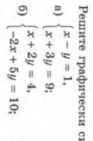 Нужно решить графически систему линейных очень ​
