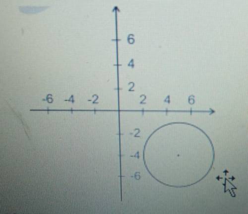№1. Выберите уравнение окружности, соответствующее рисунку: A) (x+ 2)2 + (y+4)2 = 3В) (х – 5)2 + (у 