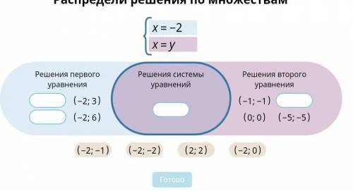 РАСПРЕДЕЛИ РЕШЕНИЯ ПО МНОЖЕСТВАМКАК ЭТО ДЕЛАТЬ???!