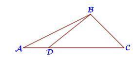 На стороне AC треугольника ABC отмечена точка D так, что AD=3, DC=9 . Площадь треугольника ABC равна
