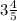 3 \frac{4}{5}