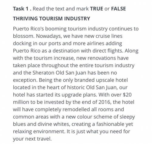 1) the tourist industry has been one of the few growing sectors of the Puerto rican economy.