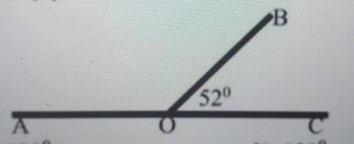Найдите по рисунку величину угла AOB.Предположения:308°128°138°38° ​
