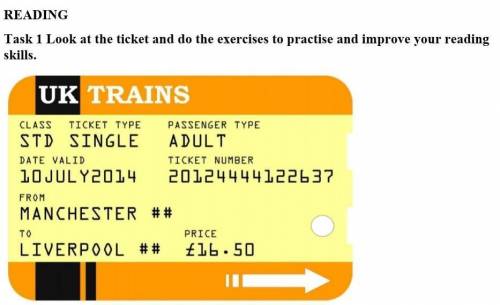 Circle True or False for these sentences. 1. This is a single ticket.                               