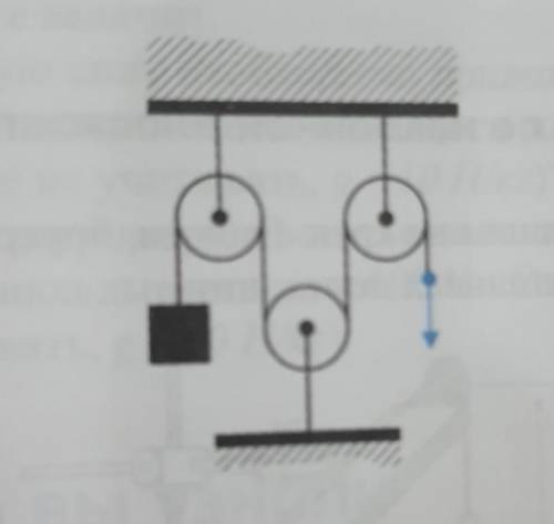 Вопрос:Какой выигрыш в силе дает эта система блоков ,ЭТО КОНТРОЛЬНЫЙ БИЛЕТ ПО ФИЗИКЕ​