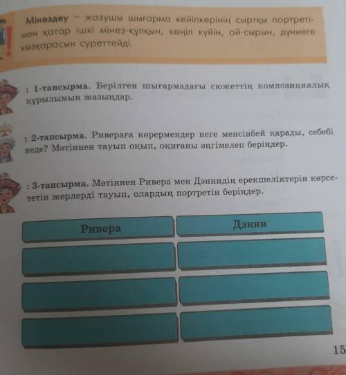 2-тапсырма. Риверага көрермендер неге менсінбей карады, себебі неде? Мәтіннен тауып оқып, оқиғаны әң