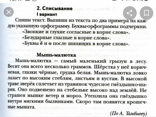 Спиши текст. Выпиши из текста по два примера на каж дую указанную орфограмму. Буквы-орфограммы подче