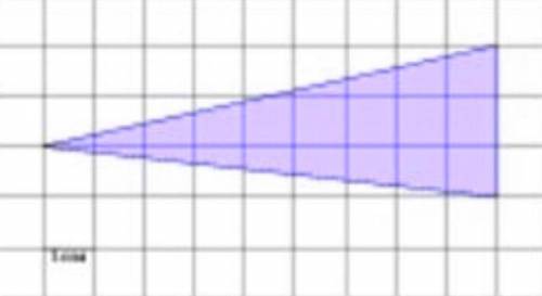 найдите площадь треугольника изображенного на клетчатой бумаге с размером клетки 1см х 1см (см.рис).