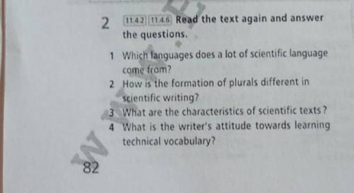 2 1142 114.6 Read the text again and answer the questions.1 Which languages does a lot of scientific