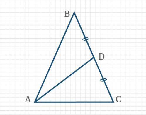 ∆ АВС равнобедренный, АС = 6 см. Медиана, проведённая к боковой стороне, разбивает треугольник на дв
