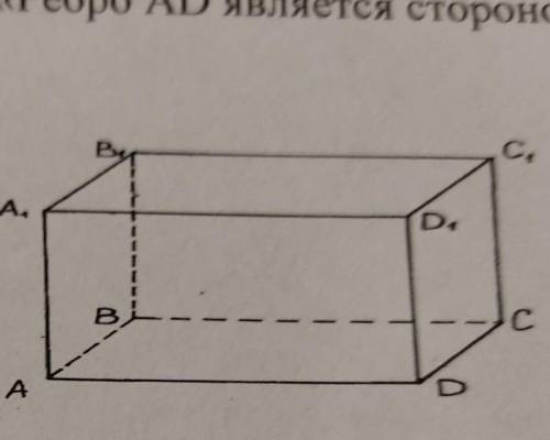 Какие грани параллелепипеда являются видимыми? ​