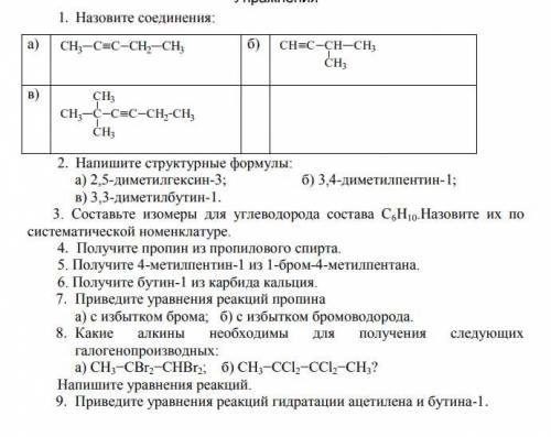 с решением данных заданий