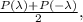 \frac {P(\lambda)+P(-\lambda)}{2},