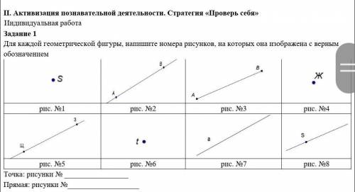 Активизация познавательной деятельности. Стратегия «Проверь себя» Индивидуальная работаЗадание 1. Дл