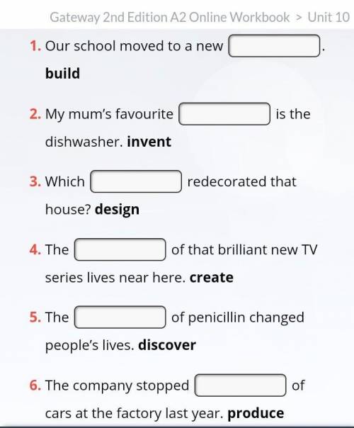 <3Complete the sentences with the noun of the verbs in bold.