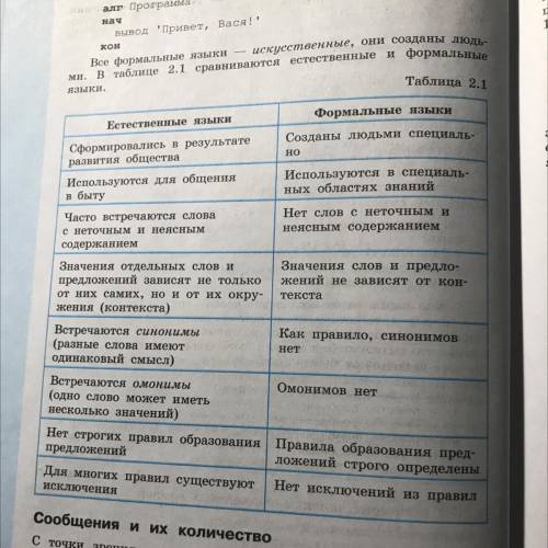 из таблицы 2.1 те свойства естественных языков,которые затрудняют и не позволяют полностью автоматиз