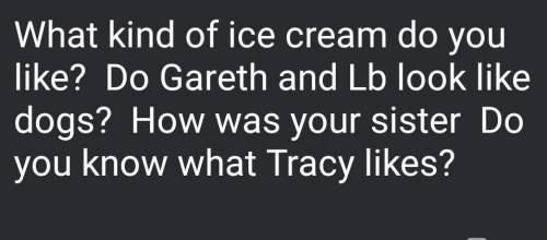 ИСПРАВТЕ ОШИБКИ1) What flavour ice cream you like?2.) Are Gareth and Liu like dogs?3.) What is your