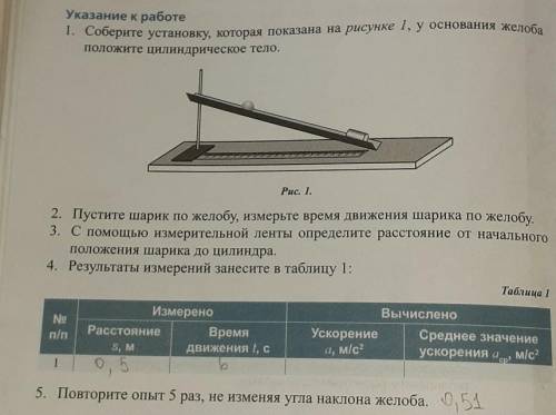 Соберите установку которого показано на рисунке один узнавания жилого положите цилиндрическое тело