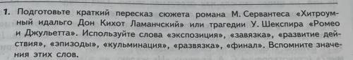 подготовьте краткий пересказ сюжета романа м. сервантеса «хитроум- ный идальго дон кихот ламанчский»