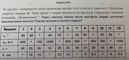 Решить только Вариант №1 Движение тела с постоянным ускорением Задача №1 Лыжник спускается с горы