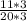 \frac{11*3}{20*3}