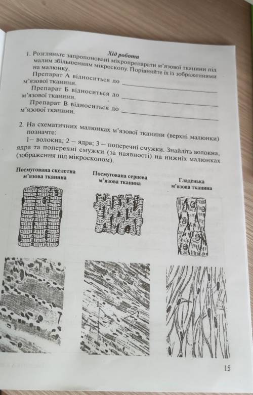 Лпбораторка биология 8клас