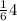 \frac{1}{6}4