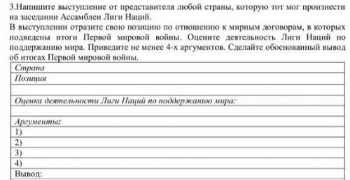 напишите выступления от представителя любой страны , которую тот мог произнести на заседании Асссамб