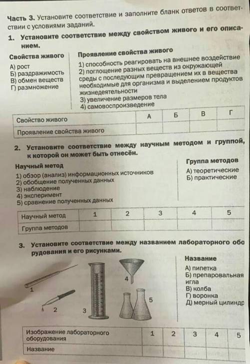 Нужна по биологии 5 класс