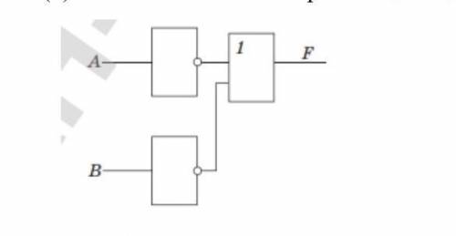 Запишите логическое выражение для заданной схемы: