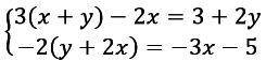 Задание 3 ( ). Решите систему уравнений графическим методом.