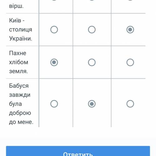 Встановіть відповідність Між присудком Та його видом