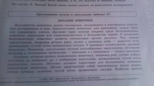 решить 27 задание(3 вопроса). Вопросы:1.Какие группы позвоночных животных объединяют подтип Позвоноч