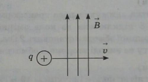 Визначте напрям дії сили Лоренца на рухому позитивно заряджену частинку