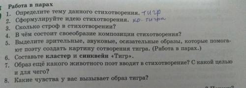 Работа в парах 1. Определите тему данного стихотворения. 2.Сформулируйте идею стихотворения. 3.Сколь