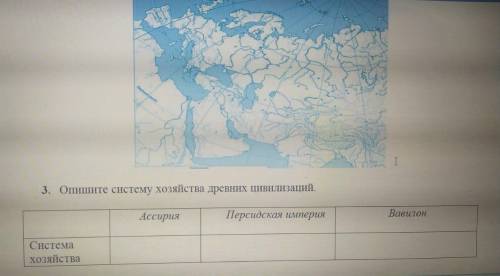 На контурной карте обозначьте границы Ближнего, Среднего востока и средней Азии