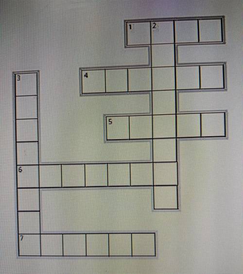 решить кроссворд на английском Computer words Complete the crossword. Across 1. a connection between