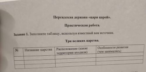 три великих царства:название царства,расположение какие территории входили, особенности развития чем