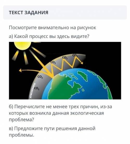 ТЕКСТ ЗАДАНИЯ Посмотрите внимательно на рисунок а) Какой процесс вы здесь видите? ￼ б) Перечислите н