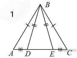 1)Докажите равенство треугольников ABE DBC 2) докажите что BD является биссектрисой угла ABC