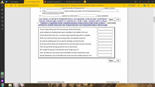 UNIT 2 PROGRESS TEST B