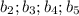 b_{2};b_{3};b_{4};b_{5}