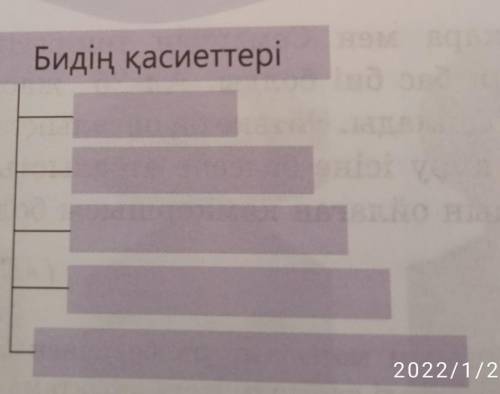 8-тапсырма. «Би» сөзіне қатысты қасиеттерді топтастырып, ассоциаграм- ма құрастыр. 101